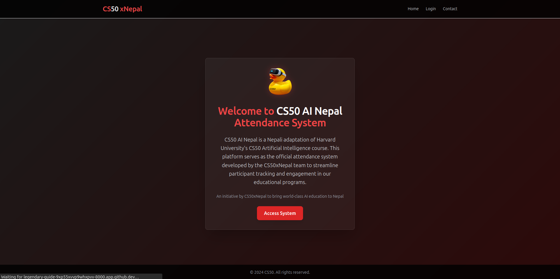 CS50 AI Smart Attendance System